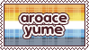 aroace yume stamp