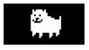 stamp of the annoying dog from undertale